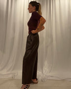Kunstlederhose
