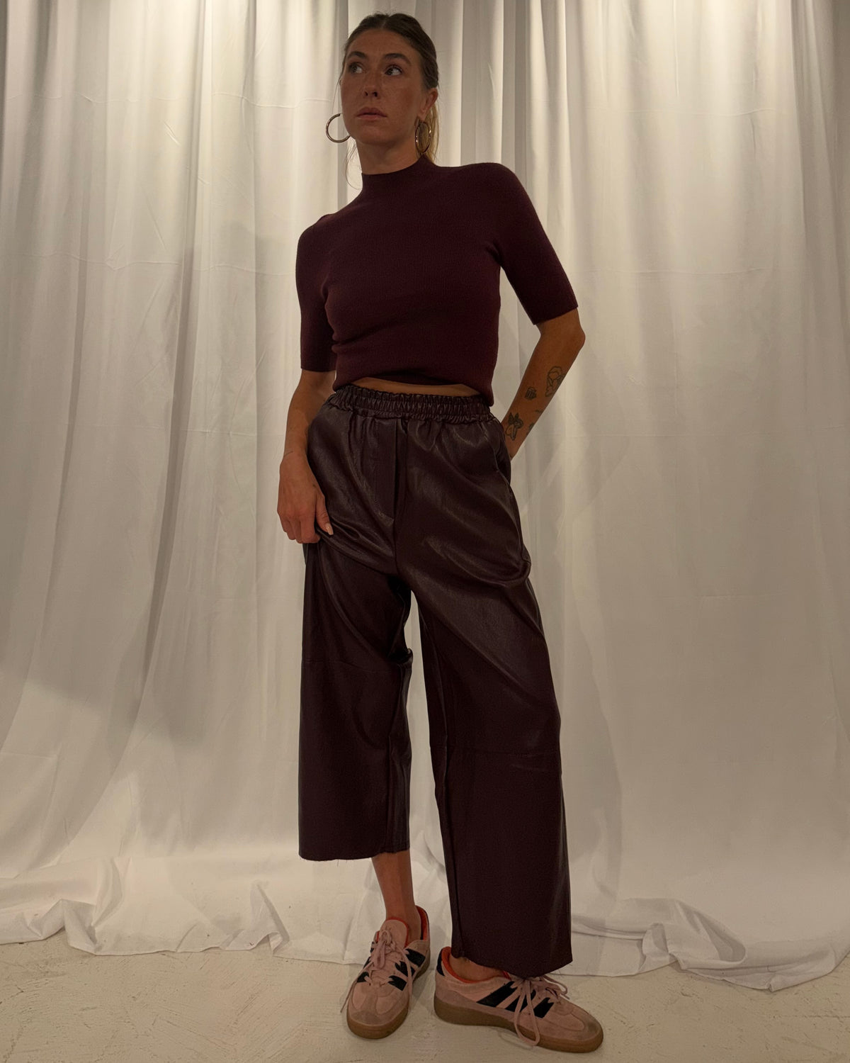 Kunstlederhose
