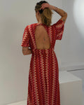 Maxikleid farbig