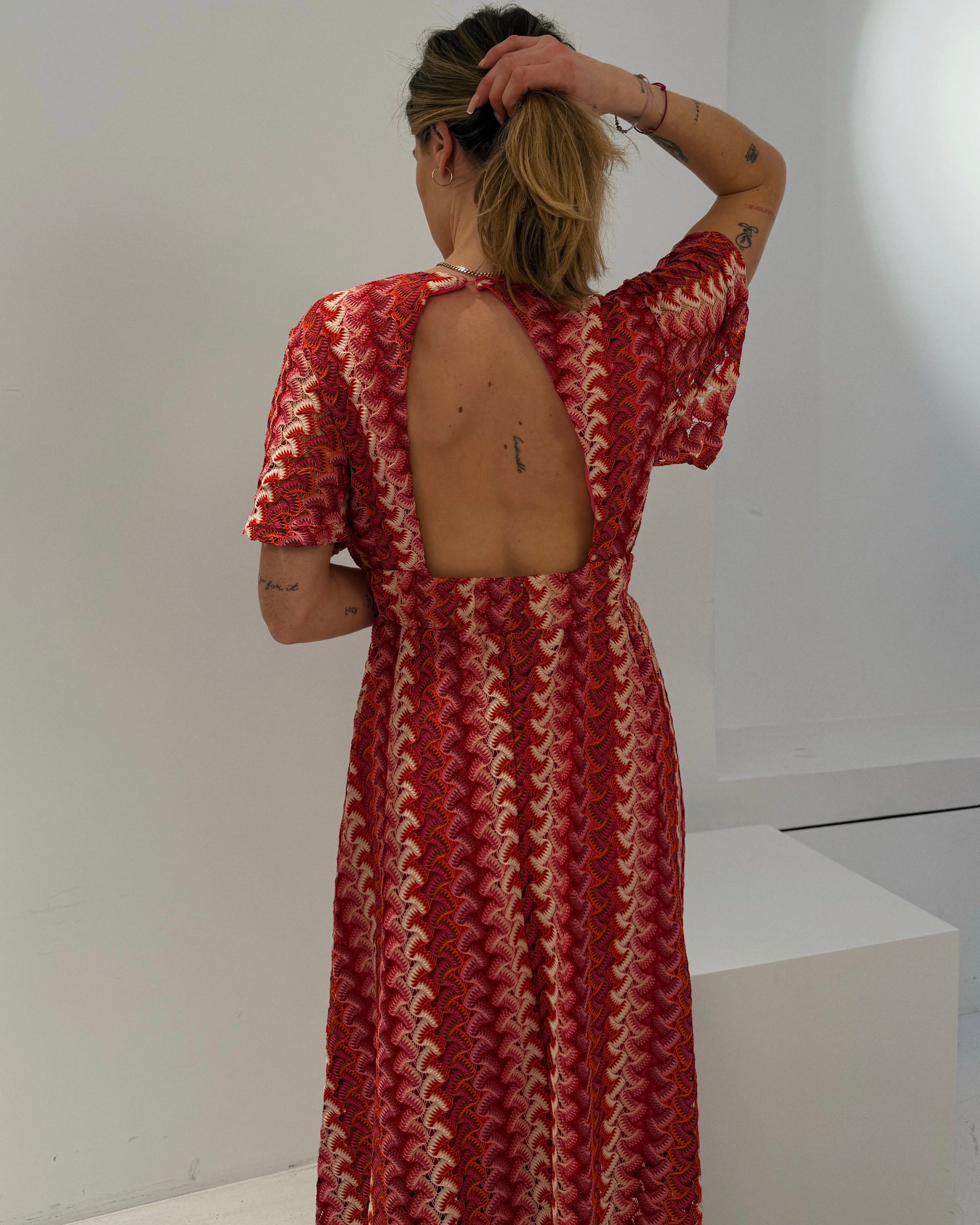 Maxikleid farbig