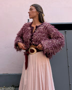 Cardigan mit Fransen