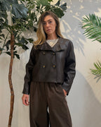 Kunstlederjacke