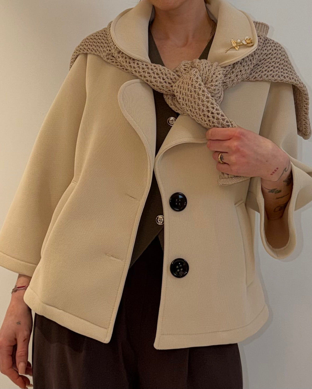 Kurzjacke mit Knöpfen