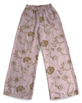 Stoffhose bestickt