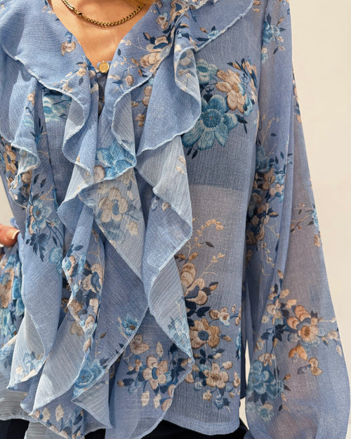 Bluse mit Flowerprint