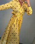 Wickelkleid mit Punkten