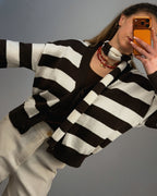 Cardigan mit Streifen