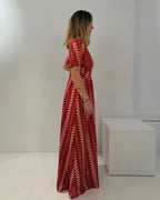 Maxikleid farbig