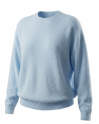 Strickpullover mit Rundhals