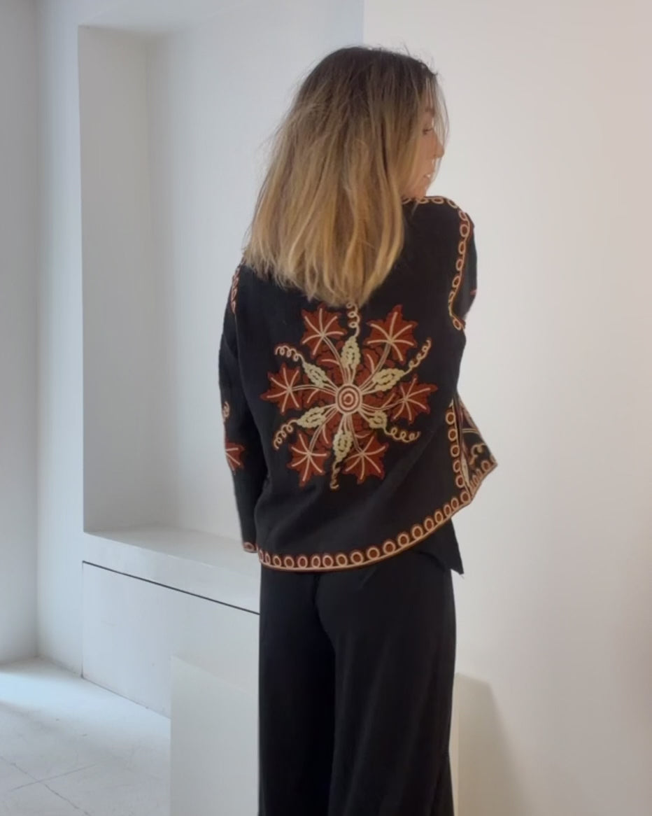 Gemusterte Jacke