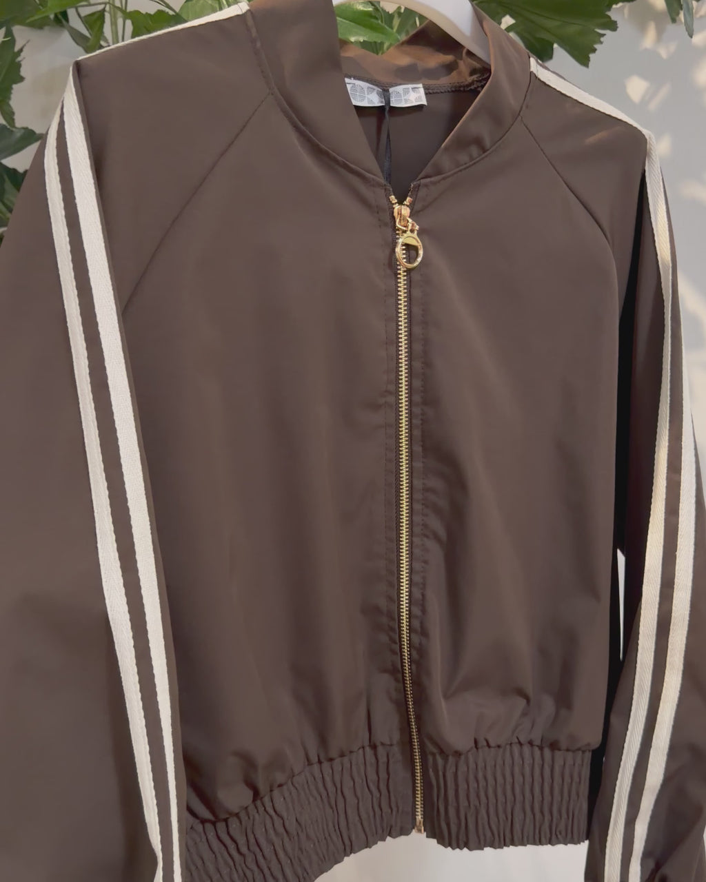 Kurzjacke mit Streifen