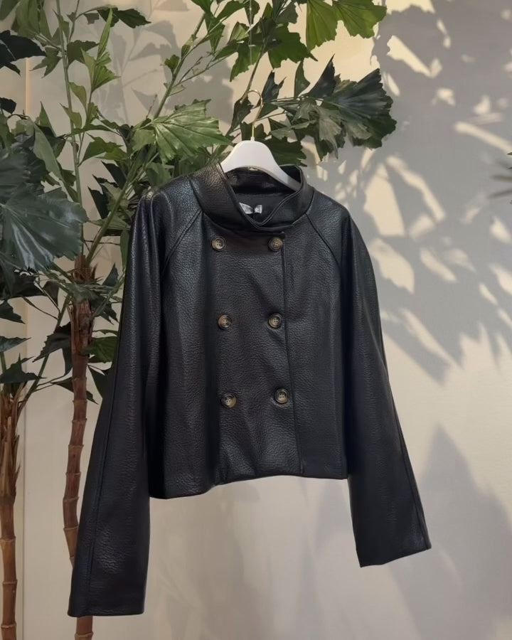 Kunstlederjacke