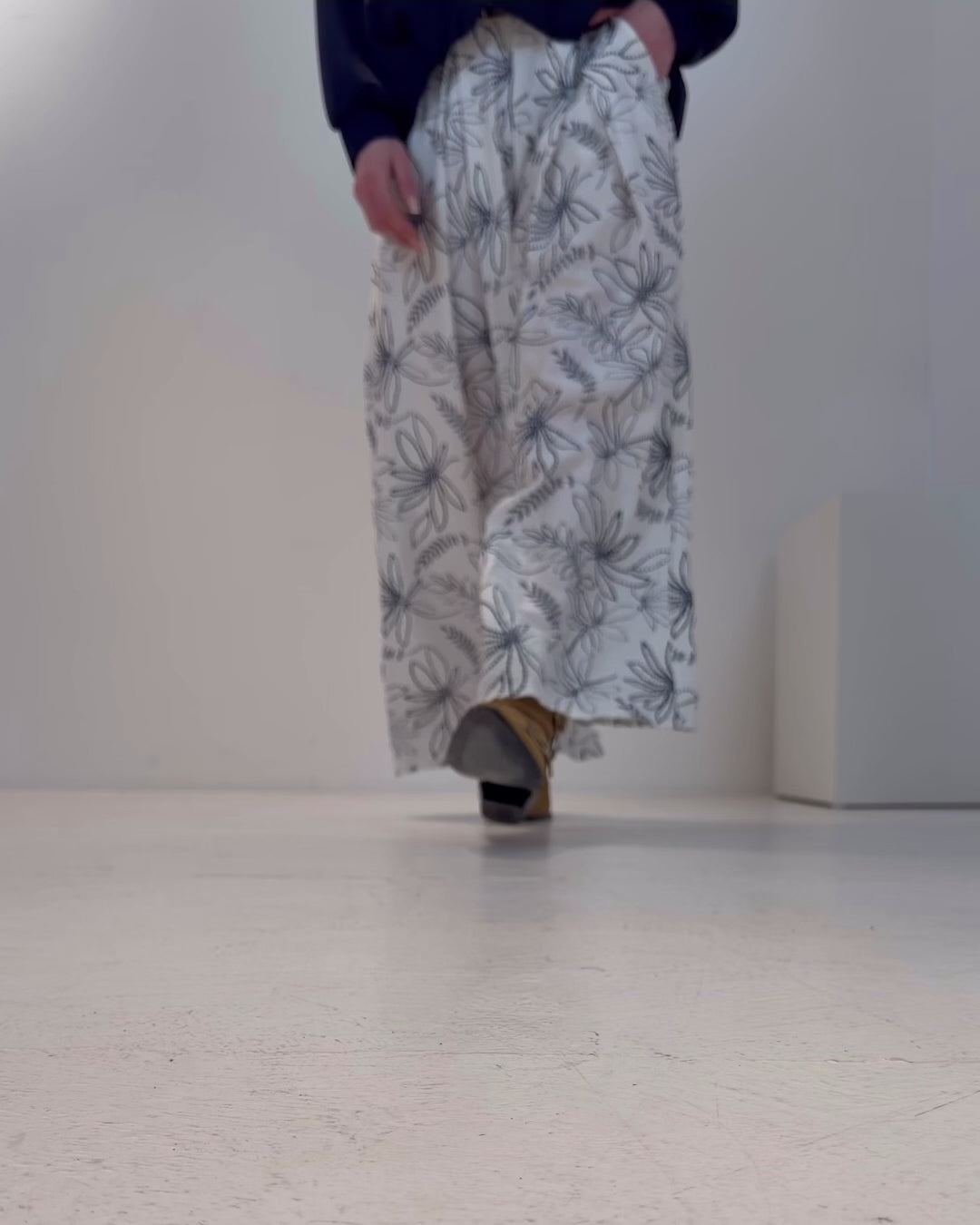 Stoffhose mit Mustern