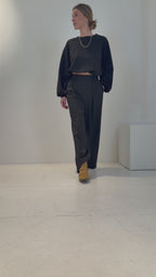 Stoffhose mit Bundfalten